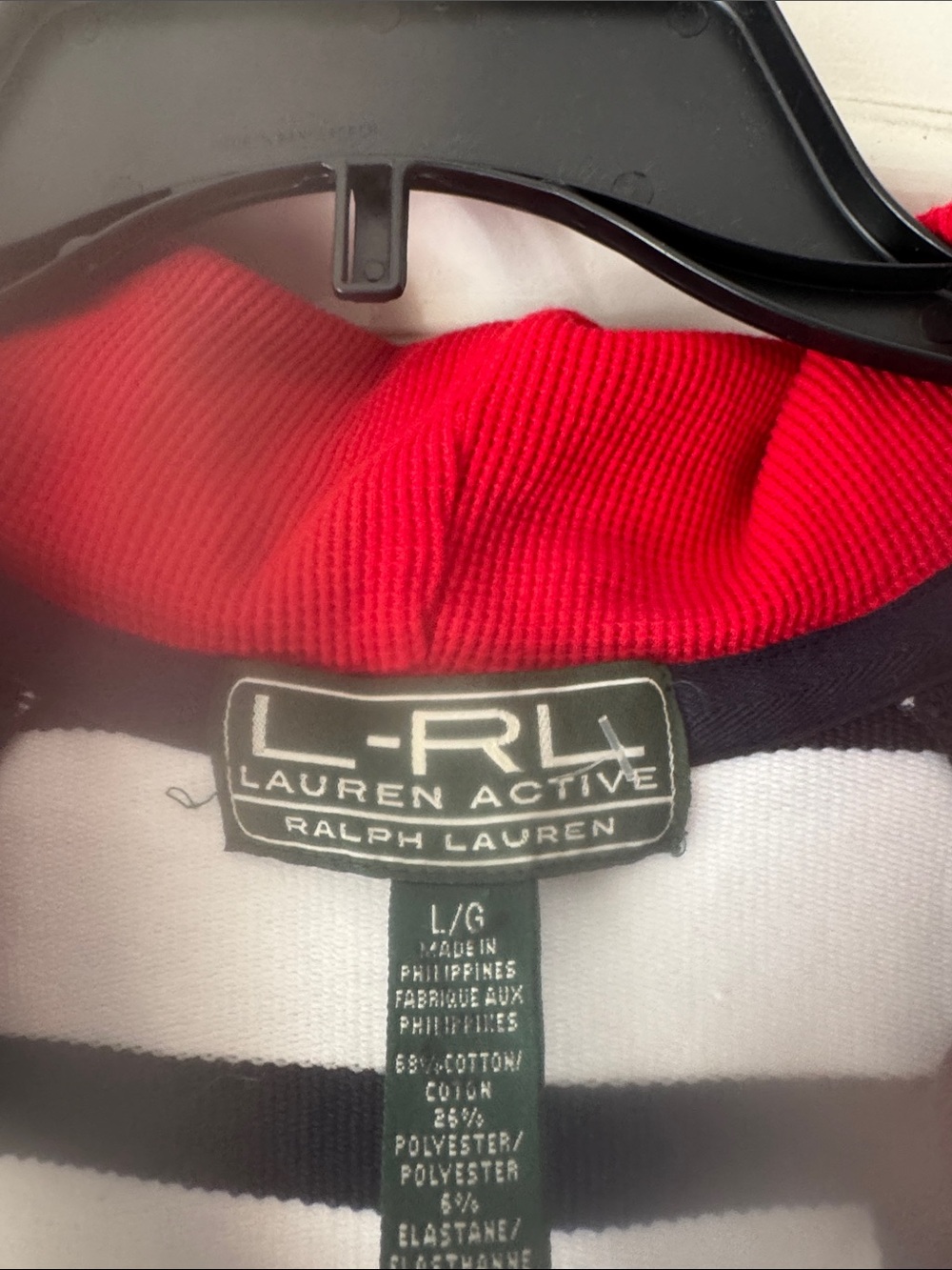 Ralph Lauren Red and Black L-RL Active VR Headset Cover